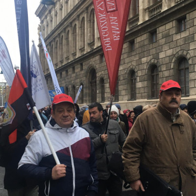 Együtt tüntettünk a pedagógusokkal